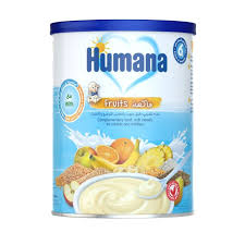 HUMANA MILK CEREAL FRUITS 400 GM