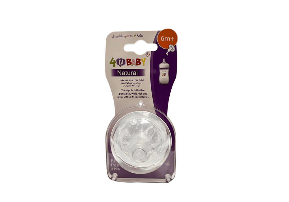 4U BABY  NATURAL NIP 6M+ FYS037 2L
