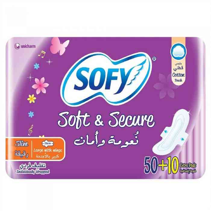 SOFY SLIM WINGS LARGE 3 X (50+10 52512P )