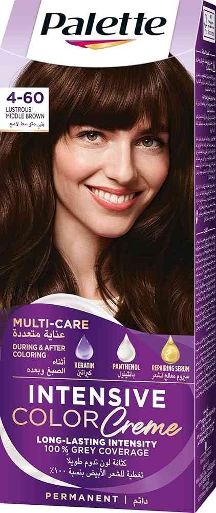 PALETTE COLOUR 4-60 LUSTROUS MIDDLE BROWN