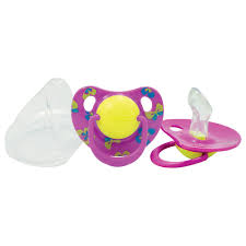 OPTIMAL ORTHODONTIC SILICONE PACIFIER 0-6M OPB 0107 PURPLE