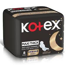 KOTEX MAXI NIGHT TIME WITH WINGS 10 X 8