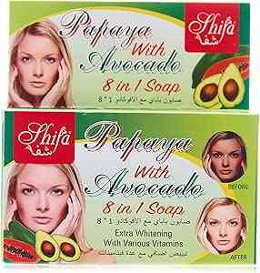 صابون الببايا بالافوكادو للبشرة 8*1