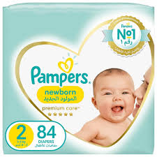 PAMPERS PREMIUM CARE SIZE ( 3 )MED 2 X 84