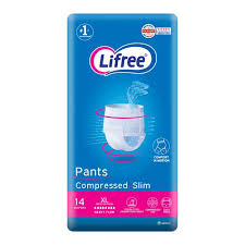 LIFREE PANTS HEAVY FLOW XL 3 X 14