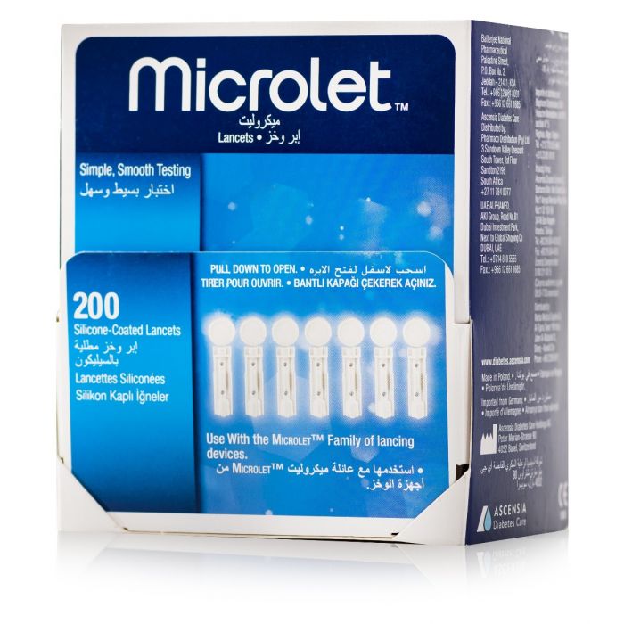 CONTOUR NEXT MICROLET LANCET 200
