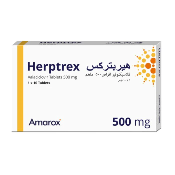 HERPTREX 500 MG 10 TAB