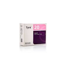 TYRA 20 MG 4 TAB
