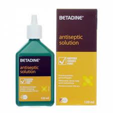 BETADINE ANTISEPTIC 10 % SOLN  120 ML