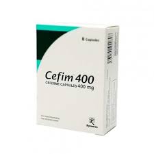 CEFIM 400 MG 6 CAPS