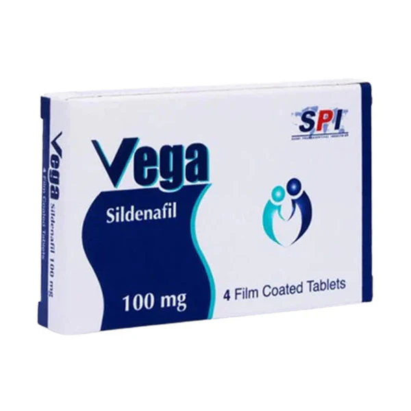 VEGA 100 MG 4 F.C TAB