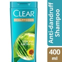 CLEAR SCALPFDS DANDRUFF STRONG GROWTH SHAMPOO 400 