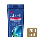 CLEAR SHAMPOO COOL SPORT MENTHOL 200ML