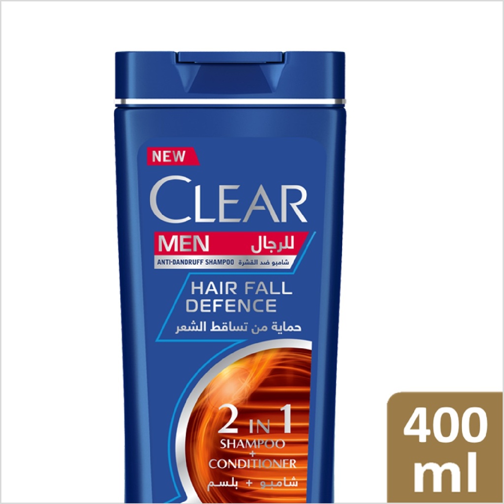 CLEAR SHAMPOO HAIR FALL DEFENSE MEN 400 ML