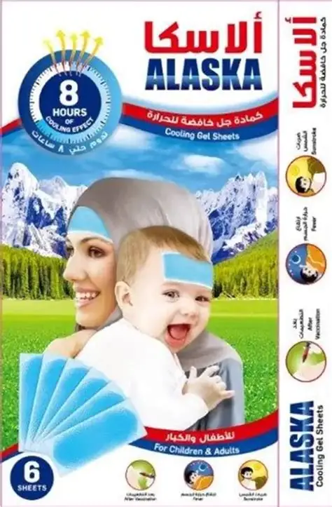 ALASKA COOLNG GEL SHEETS 6 SHEETS