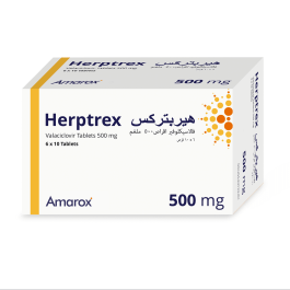HERPTREX 500 MG 60 TAB
