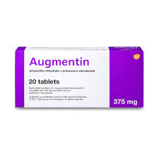 AUGMENTIN 375 MG 20 TAB