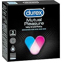 DUREX MUTUAL PLEASURE  3 CONDOMS