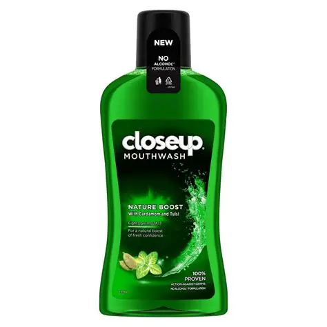 CLOSE UP NATURE BOOST MOUTH WASH 500 ML