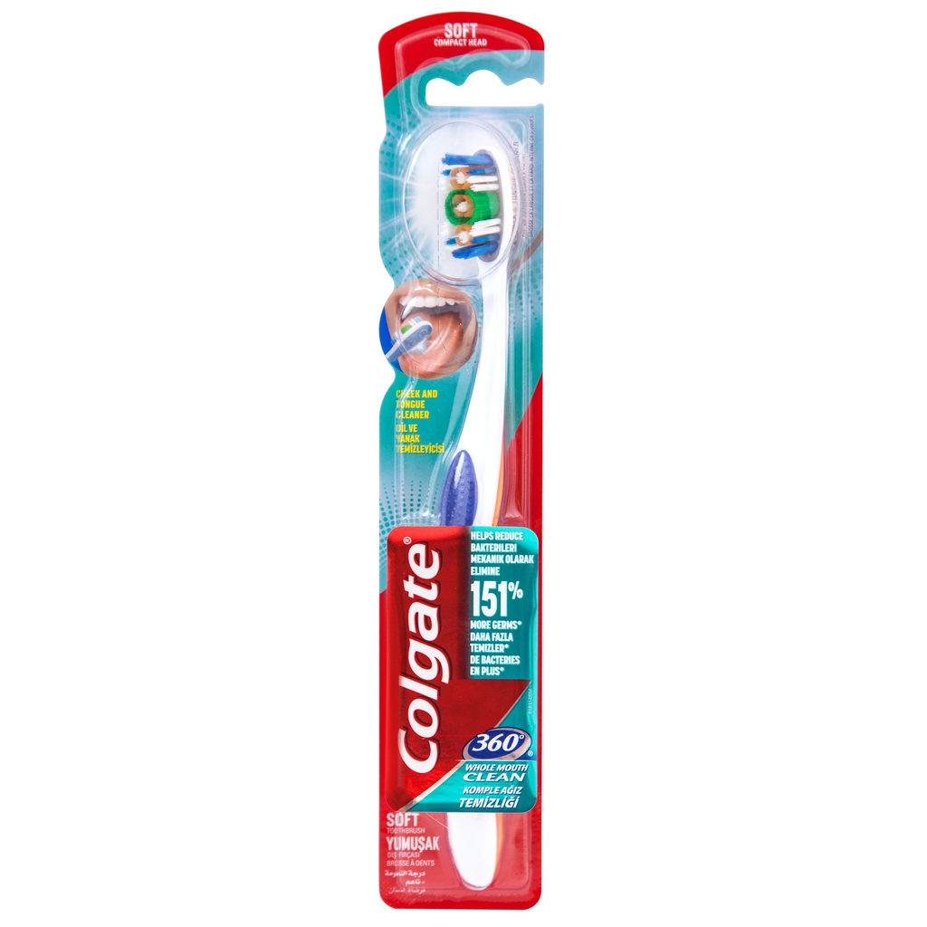 COLGATE 360 SOFT T/B 058000006157