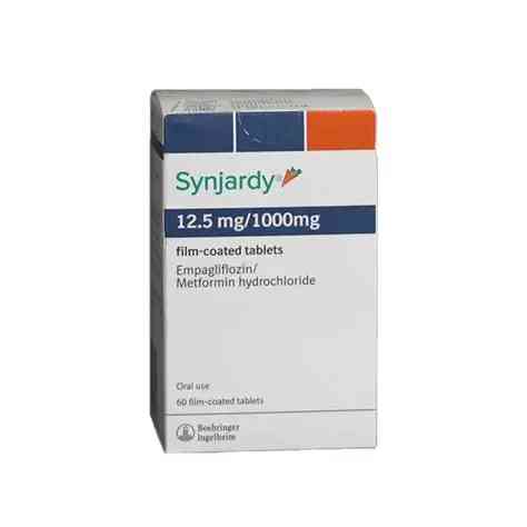 SYNJARDY 12.5 MG / 1000 MG 60 TAB