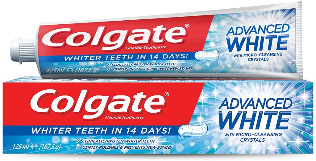 COLGATE ADVANCED WHITNING T/P 125ML