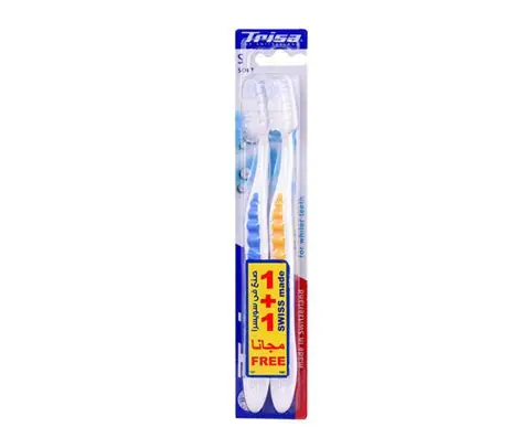 TRISA PEARL WHITE 2P/ PK SOFT T / B
