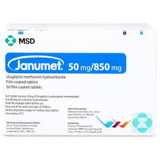 JANUMET 50 MG / 850 MG 56 TAB