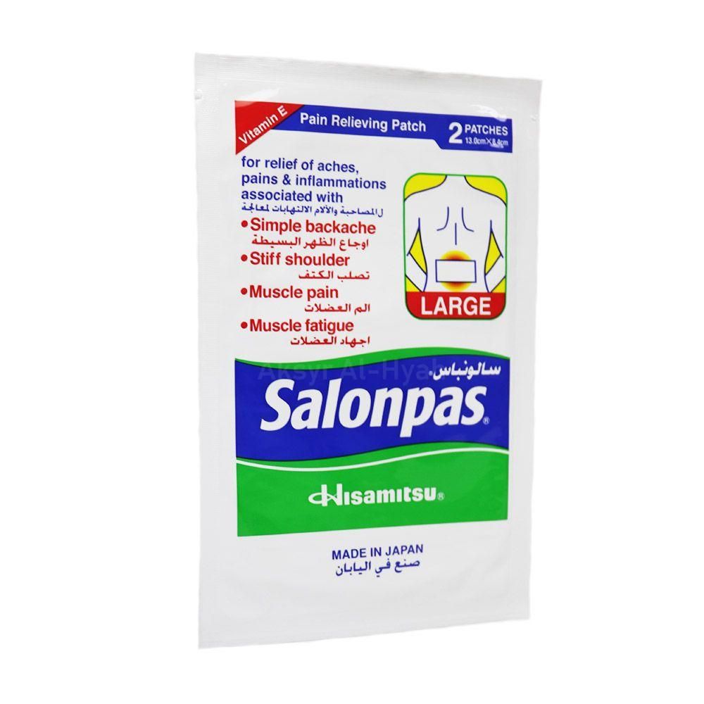 SALONPAS PATCH 2 S 13.0CM X8.4 CM 25/BOX