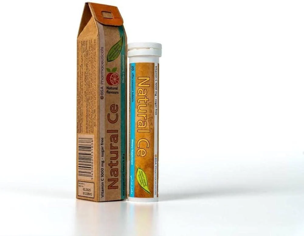 NATURAL CE VITAMIN C 1000 MG SUGER FREE 20 TB
