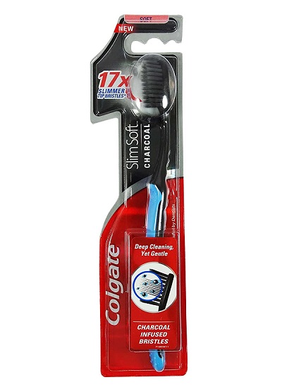 COLGATE SLIM SOFT CHARCOAL T B