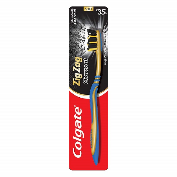 COLGATE ZIG ZAG CHARCOAL TB MEDIUM