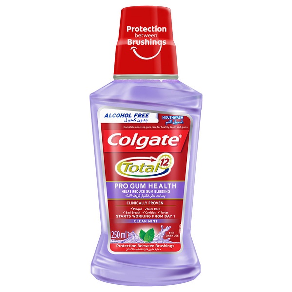 COLGATE TOTAL 12  GUM HELTH MOUTH WASH  250 ML