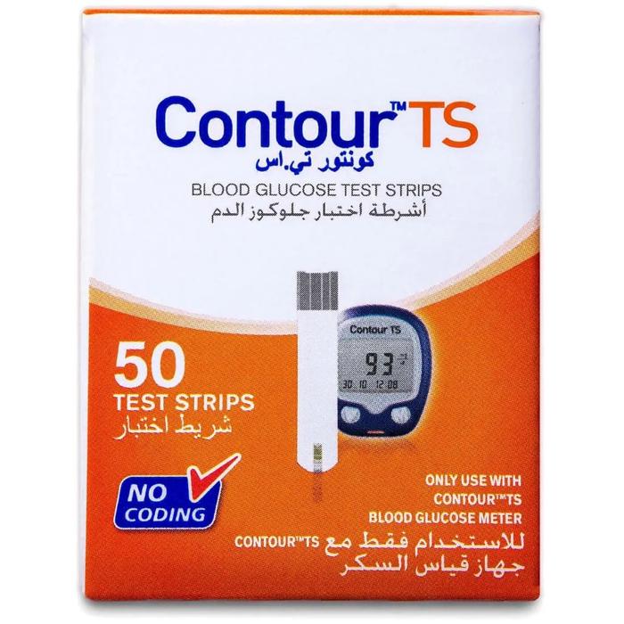 CONTOUR TS BLOOD GLUCOSE TEST STRIPS 50 PEC