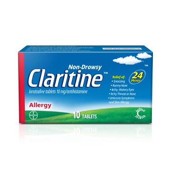 Claritine Anti-Allergic 24 Hours Non Drowsy 10Mg 10 Pieces