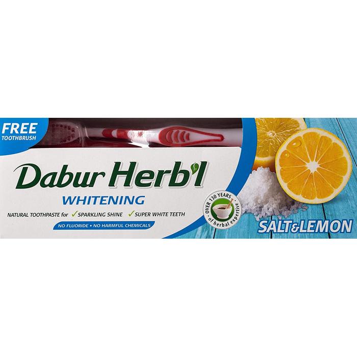 DABUR HERBAL WHITENING T / P 150 G + T / B FREE