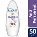 DOVE  DEODORANT INVISIBLE DRY  ROLL WOMEN 50 ML