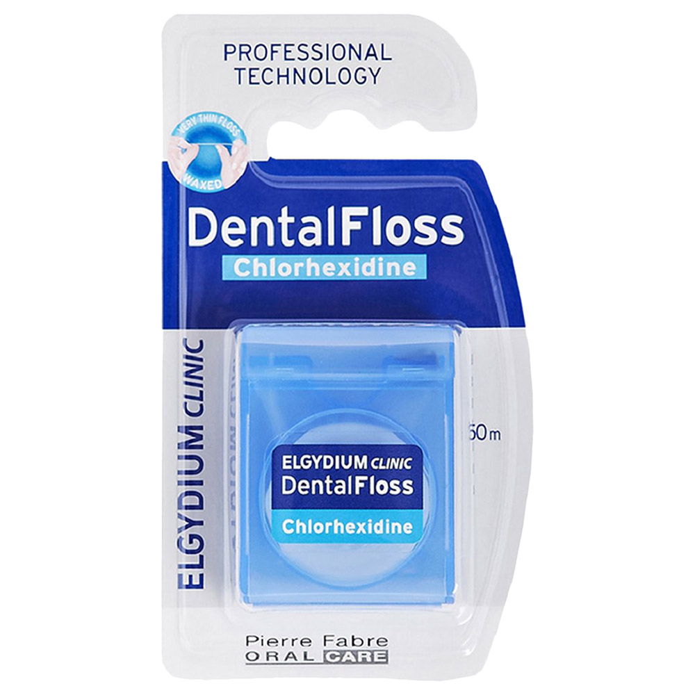 ELGYDIUM CLINIC DENTAL FLOSS WITH CHLORHEXIDINE 