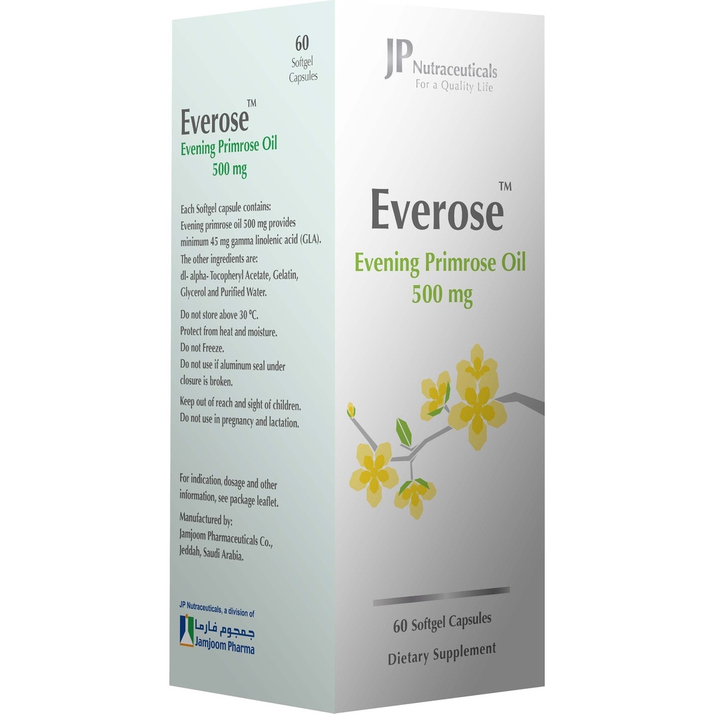 EVEROSE 500 MG 60CAP