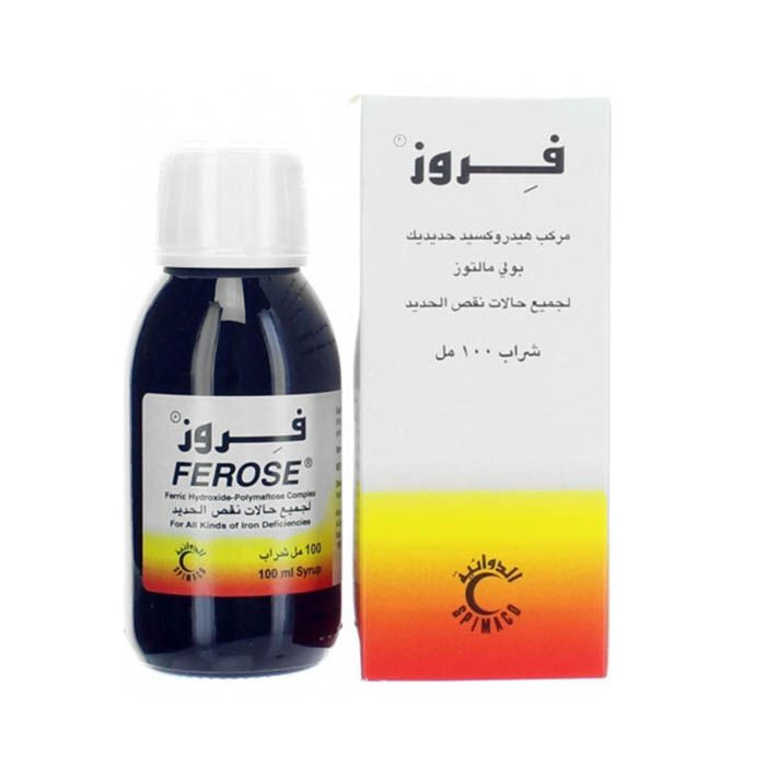 FEROSE SYRUP 50MG/5ML 100 ML