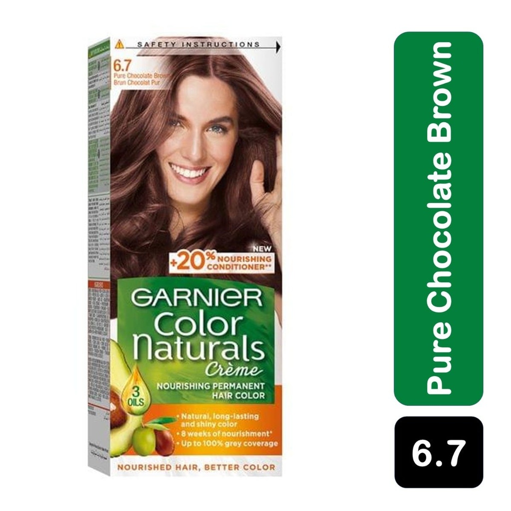 GARNIER COLOR NATURAL CREAM 6.7 CHOCOL BROWN