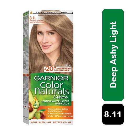 GARNIER COLOR NATURALS  8.11 DEEP ASHY LIGHT BLOND