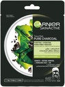 GARNIER SKIN ACTIVE TISSUE MASK PURE CHARCOAL 28 G