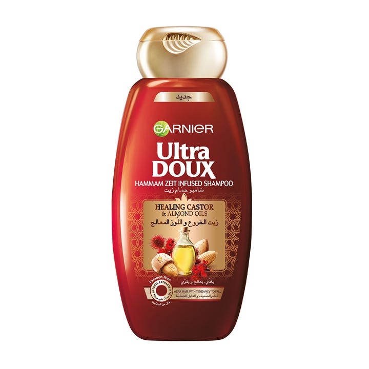 GARNIER ULTRA DOUX SHAMPOO CASTOR&ALMOND OILS 600 