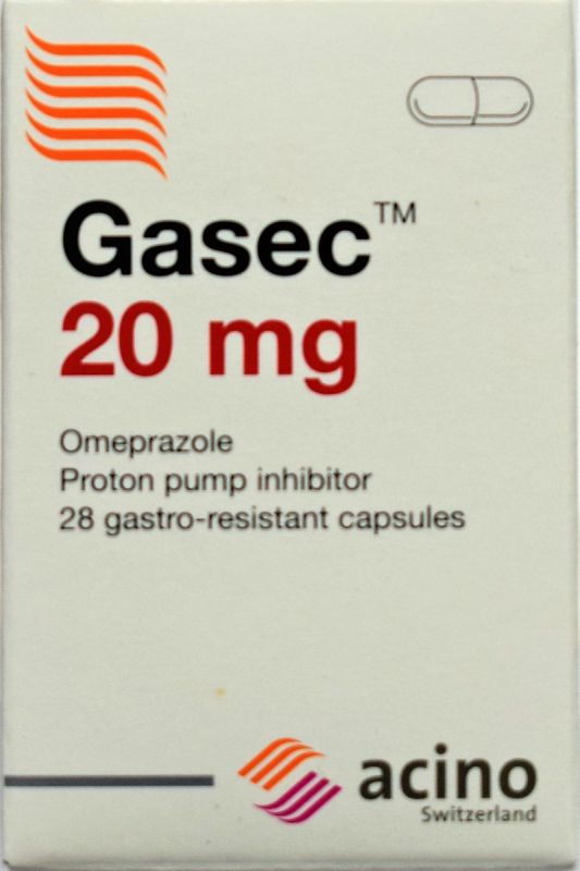 GASEC 20MG GASTRO 28CAPS