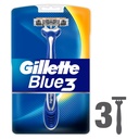 GILLETTE BLUE3  3RAZORS 32598