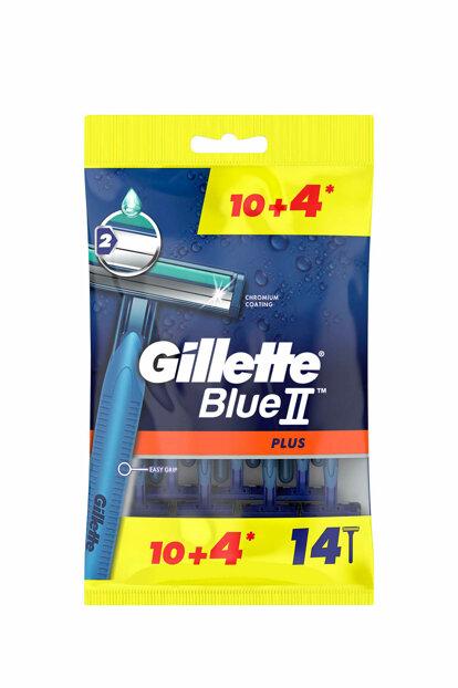 GILLETTE DISPOSABLES BLUE TT PLUS10+4  32514