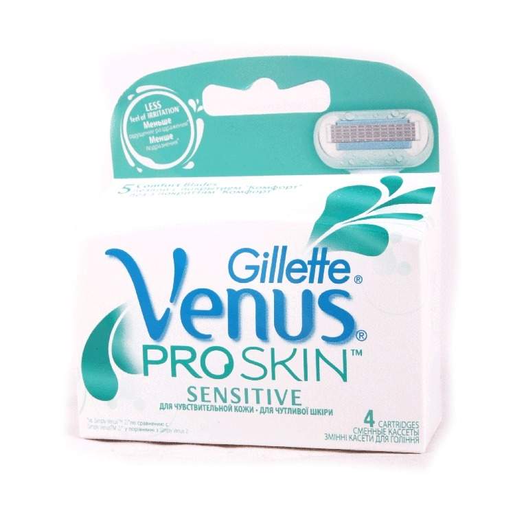 GILLETTE VENUS PROSKIN SENSITIVE 4 CARTIDGES