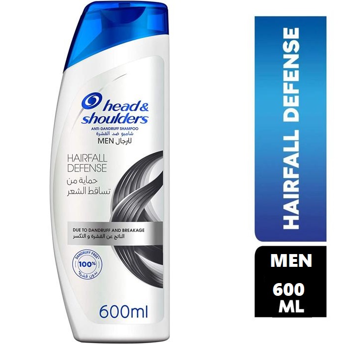 HEAD & SHOULDERS FOR MEN HAIRFALL DEFENSE  600ML