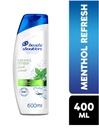 HEAD & SHOULDERS SHAMPOO MENTHOL REFRESHING 400 ML